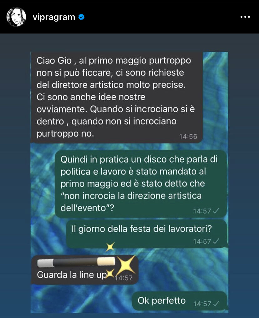 screen instagram vipra primo maggio