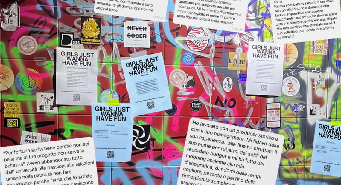 violenza genere music business molestia